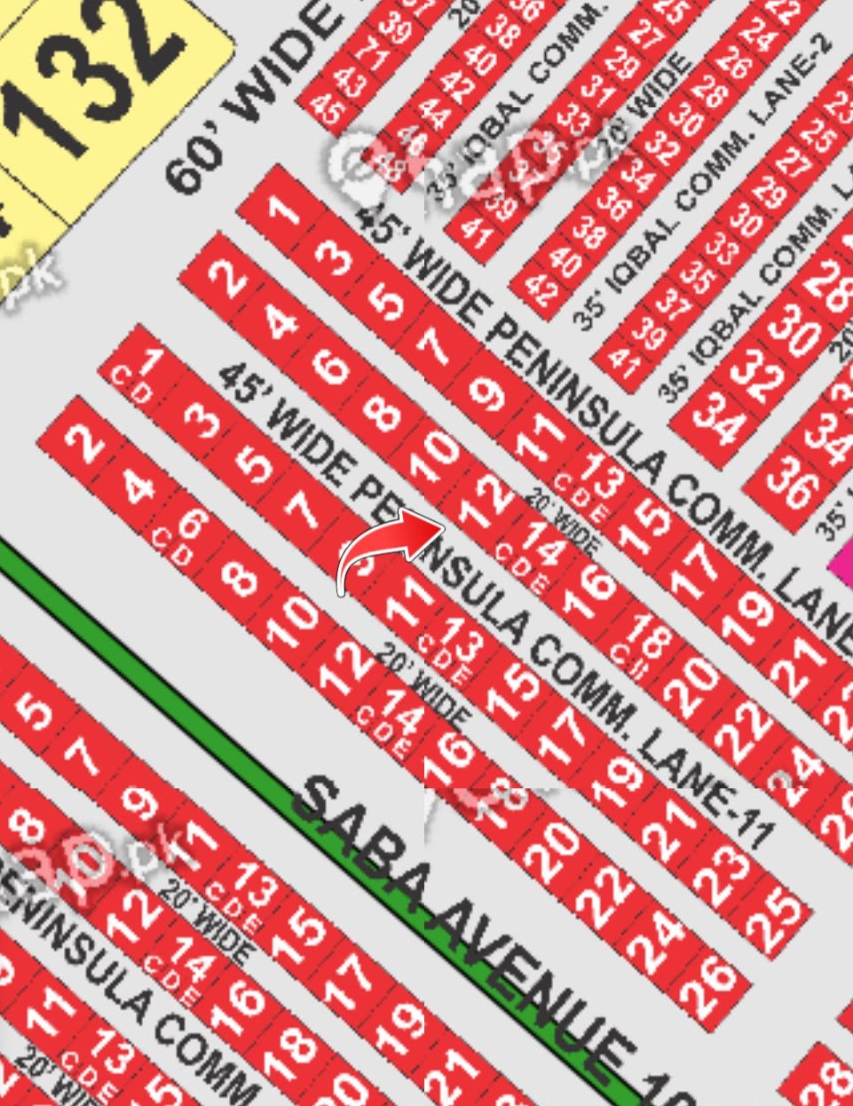 200 Sq. Yards , Peninsula Commercial lane 11 , DHA Phase 8, Karachi