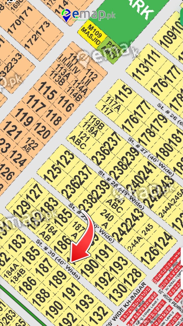 2000 Yards Residential Plot– Khayaban-e-Ghalib